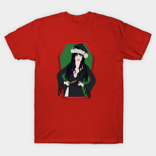 Halloween Santa T-Shirt by Frannotated